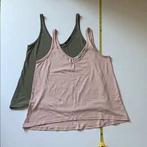Cotton On Tank - 2 pack (pink and green)